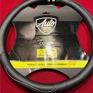 Black Steering Wheel Cover